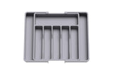 Expandable Utensil Tray Kitchen Drawer Organizer for Forks Knives