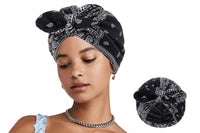 Satin Lined Beanies Polyester Sleeping Cap Bonnet Wrap For Women