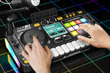 Multifunctional Bluetooth DJ Turntable Simulation with Microphone