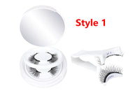 2 Pair Reusable Magnetic Eyelashes With Eyelash Tweezers Magnetic Eyelashes Kit