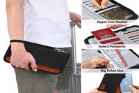 Passport Holder Case Wallet Credit Card Flight Tickets Clutch Bag
