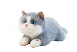 Fluffy Cat Plush Toy Soft Lying Ragdoll Cat Doll