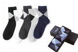 5 Pairs Men's Mid-Calf Socks Boxed Set