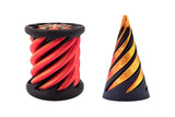 Impossible Spiral Cylindrical and Cone Passthrough Sculpture Fidget Toy Set