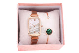 Fashion Square Watch Bracelet Set for Women