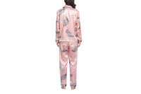 Print Satin Pyjamas Set