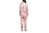 Print Satin Pyjamas Set