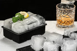 6 Grid Silicone Ice Cube Tray Large Square Ice Cube Mold