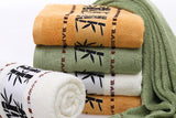 3Pcs Bath Towel Set Soft Bamboo Fiber Bath Towel Face Towel Hand Towel for Kids Adults