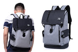 Large Capacity Anti-Theft Travel Backpack Preppy School Bag with USB Charging Port