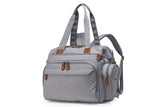 Diaper Bag Backpack with Separate Shoe Compartment and Changing Mat