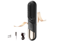 Portable Cordless Hair Straightener Brush