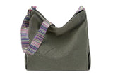 Large Capacity Corduroy Tote Bag with Adjustable Strap for Women