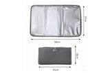 Diaper Bag Backpack with Separate Shoe Compartment and Changing Mat