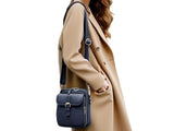 PU Leather Crossbody Bag with Card Slots Small Messenger Bag Shoulder Bag Purse