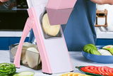 Multifunctional Vegetable Chopper Slicer Dicer Set with Container for Slicing Shredding Dicing