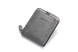 Men RFID Blocking PU Bifold Wallet Credit Card ID Holder Zip Around Purse