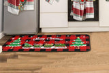 2Pcs Christmas Kitchen Floor Mat