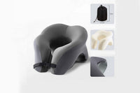 Travel Memory Foam Rebound Pillow U-Shaped Sleeping Pad Neck Support Headrest