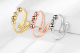 Adjustable Spinner Ring for Anxiety Relief