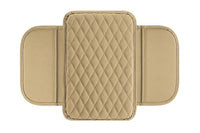 Microfiber Leather Car Center Console Cover with 2 Storage Bags