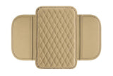 Microfiber Leather Car Center Console Cover with 2 Storage Bags