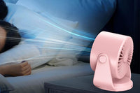 Digital Rechargeable Table Fan –  Ultra Quiet & Wall Mountable!