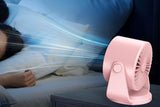 Digital Rechargeable Table Fan –  Ultra Quiet & Wall Mountable!
