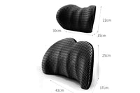 Car Seat Memory Foam Lumbar Back Pillow Support Back Chair Cushion Neck Pillow