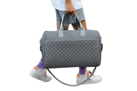 Travel Duffle Bag Carry On Cabin Bag Overnight Bag Luggage Bag with Trolley Strap