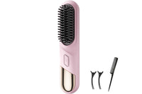 Portable Cordless Hair Straightener Brush