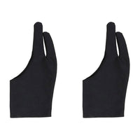 2/4Pcs Sketch Drawing Two Finger Glove
