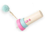 Automatic Retractable Cat Teaser Wand with Plush Ball Cat Toy