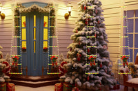3 Meter Christmas Ladder Lights with Santa Claus