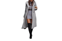 Women Fleece Long Hooded Jacket