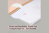 Undated Weekly Planner A5 Weekly Goals Spiral Binding Notebook Planner