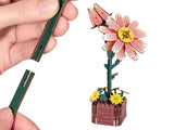 DIY Wooden Flower Bouquet 3D Puzzle Craft Kit for Handmade Decoration