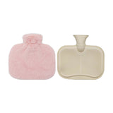 Wearable Hot Water Bottle with Furry Cover Waist Belt