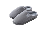 Women Men Winter Slipper Warm Plush Lined Anti-Slip Home Indoor Slippers