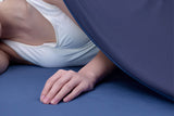 Reversible Summer Cooling Blanket with Qmax 0.4 Nylon Spandex Breathable Cooling Bed Quilt Cooling Comforter