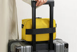 Travel Crossbody Bag with Luggage Sleeve Multi Layer Card Slots Sling Bag Passport Purse