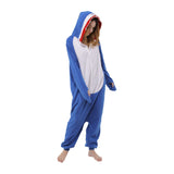 Unisex Shark Onesie Pajamas for Adults Animal Costume Jumpsuit