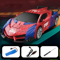 Spider Transform RC Cars Toys With Eye And Lights Remote Control Car Deformation