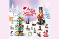 Christmas Advent Calendar Blind Box Building Blocks Set
