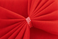 Large Red Christmas Door Bow for Outdoor Holiday Home Decoration