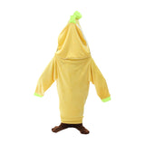 Wearable Banana Blanket Hoodie Sleeping Bag Banana Onesie