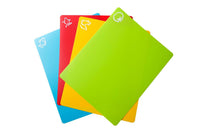 4Pcs Color Coded Cutting Boards Chopping Mats