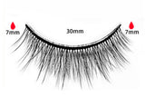 3 Pairs of Self-Adhesive Eyelashes Reusable Glue Free False Eyelashes