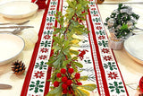 Christmas Mistletoe Rattan String Light Artificial Mistletoe Leaves Berries String