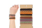 20Pcs Boho Hair Ties Bracelet Elastic Hair Bands for Women